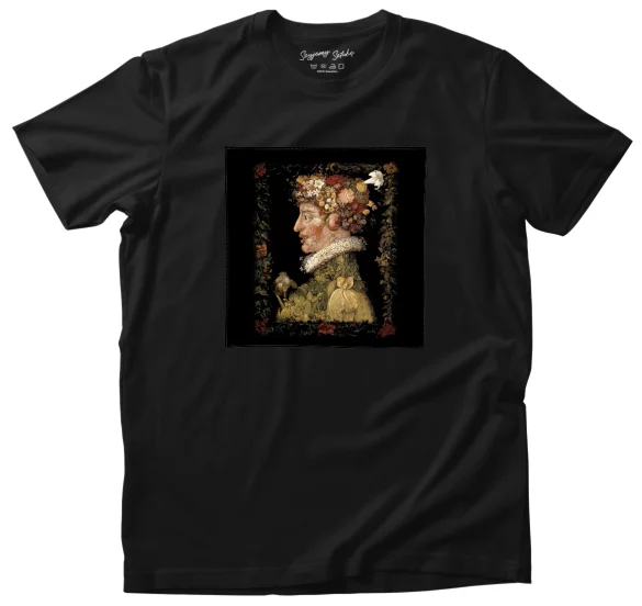 Koszulka z naszywką Wiosna Giuseppe Arcimboldo