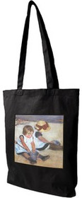 Torba z naszywką Dziewczynki bawiące się na plaży Mary Cassatt