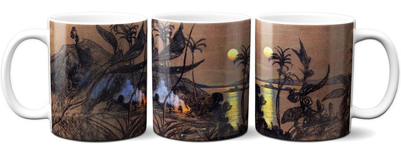 Kubek Pejzaż australijski Witkacy