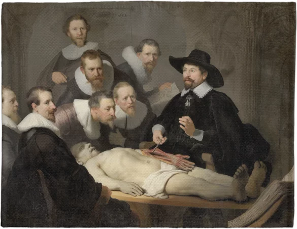 Podkładka na stół Lekcja anatomii doktora Tulpa Rembrandt