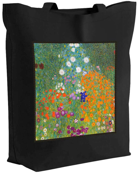 Torba z naszywką Flower garden Gustav Klimt