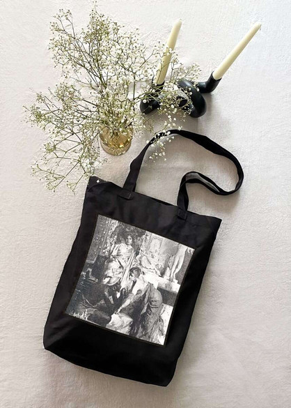 Torba z naszywką Sprzedaż amuletów Henryk Siemiradzki