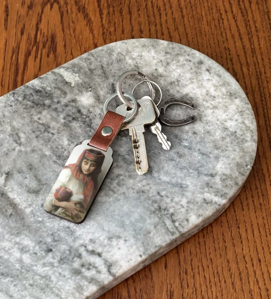 Brelok Wieśniaczka z dzieckiem Anna Bilińska-Bohdanowiczowa