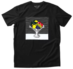 Koszulka z naszywką Still life with crystal bowl Roy Lichtenstein