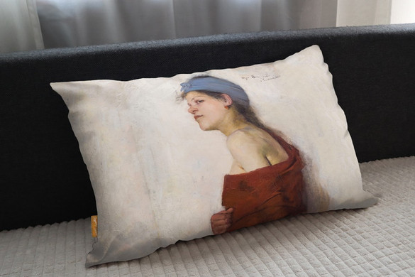 Poduszka Portret kobiety - Cyganka Olga Boznańska