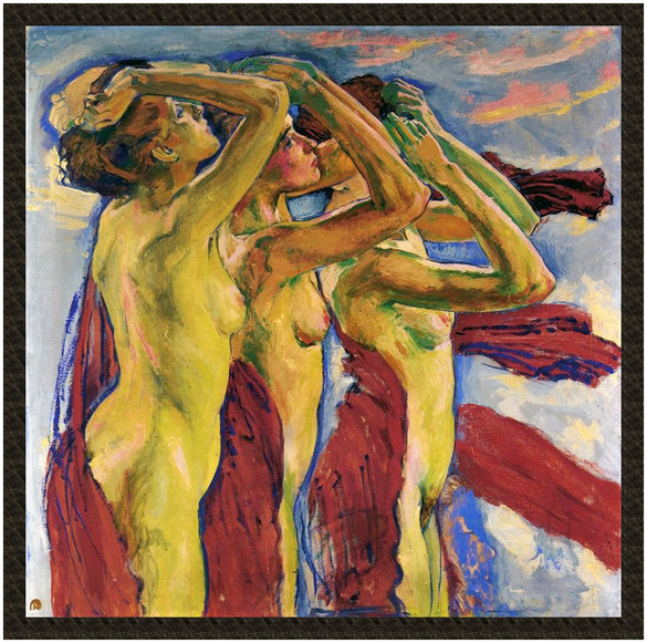 Naszywka Trzy akty Koloman Moser