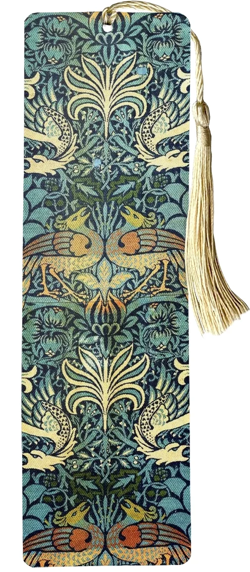 Zakładka do książki Paw i smok William Morris