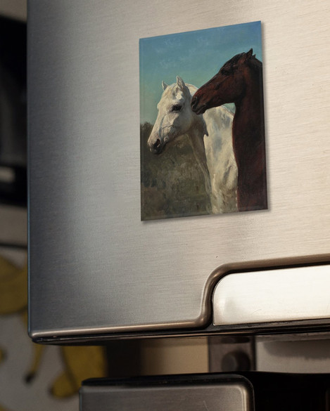 Magnes Dwa konie Rosa Bonheur