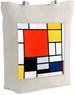 Torba z naszywką Kompozycja w czerwieni, żółci, błękicie i czerni Piet Mondrian