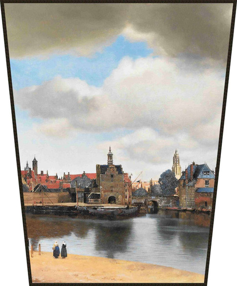 Ekran Widok Delft Jan Vermeer