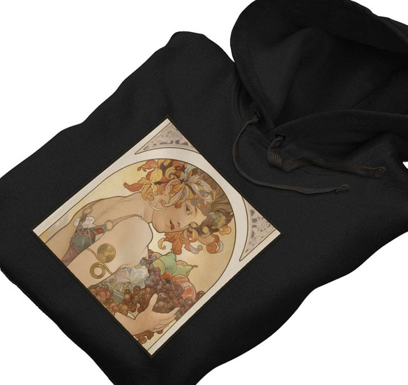 Bluza z naszywką Fruit (Owoc) Alfons Mucha