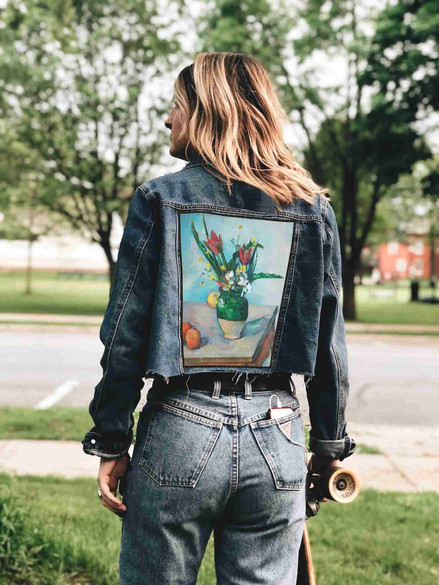 Ekran Wazon tulipanów Paul Cezanne