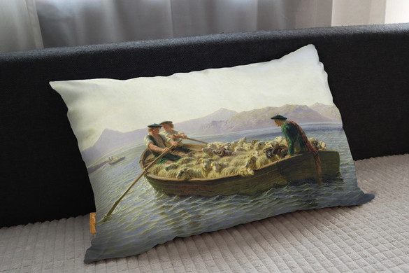 Poduszka Zmiana pastwiska Rosa Bonheur