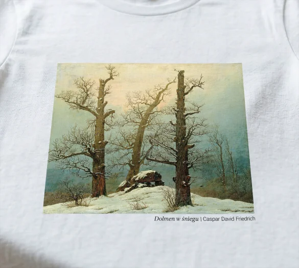 Bluzka damska Dolmen w śniegu Caspar David Friedrich