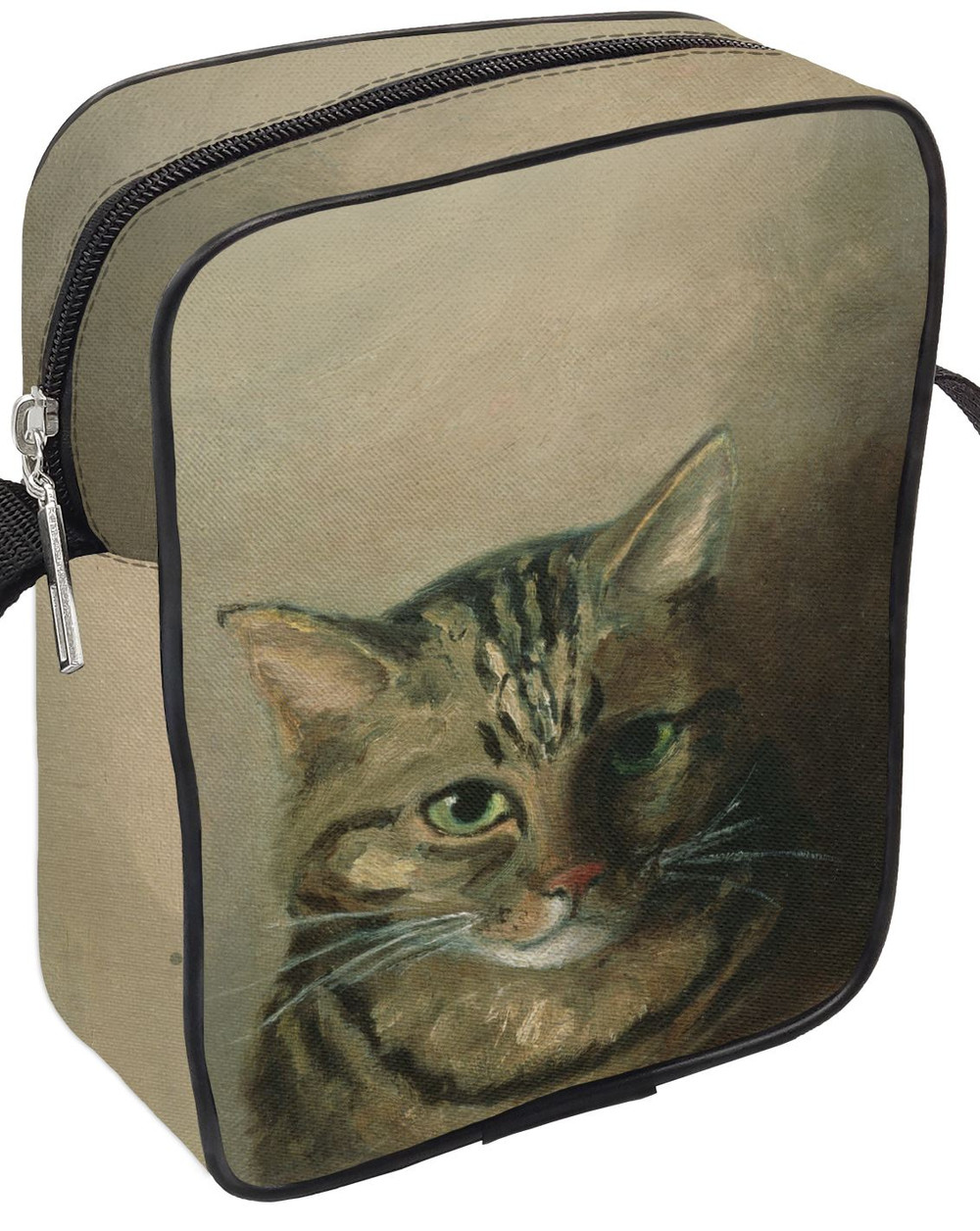 Torba Listonoszka Studium głowy kota tabby Louis Wain