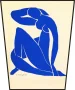 Ekran Niebieski akt Henri Matisse