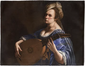 Podkładka na stół Autoportret jako lutnistka Artemisia Gentileschi