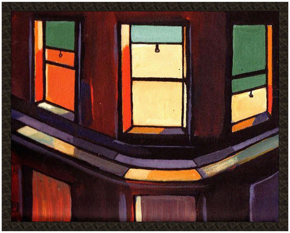 Naszywka Okna nocne Edward Hopper