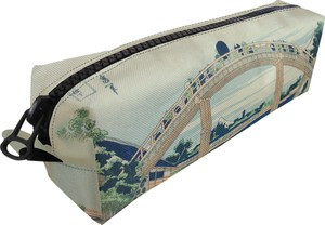 Piórnik Pod mostem Mannen w Fukagawa Katsushika Hokusai