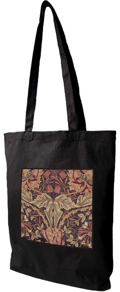 Torba z naszywką Tkanina z wiciokrzewem William Morris