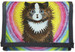 Portfel Kot w tęczy Louis Wain