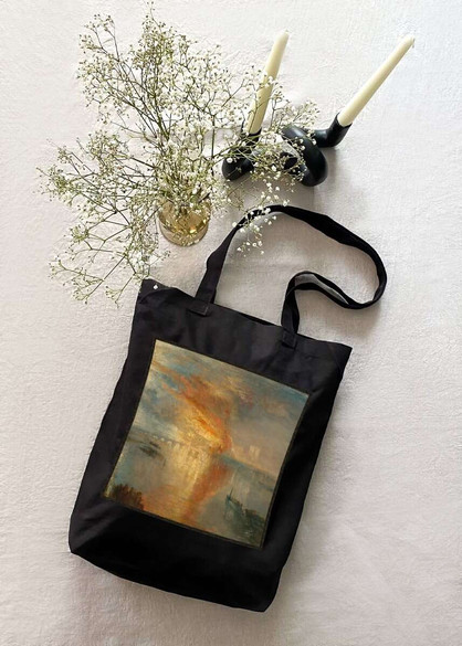 Torba z naszywką Pożar Izby Lordów i Izby Gmin William Turner