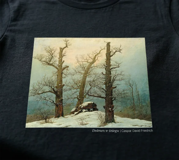Bluzka damska Dolmen w śniegu Caspar David Friedrich