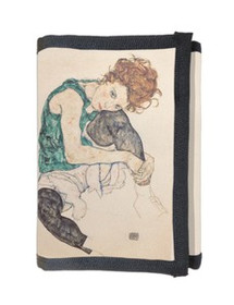 Portfel Siedząca kobieta z podniesionym kolanem Egon Schiele