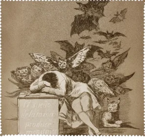 Ściereczka do okularów Gdy rozum śpi, budzą się demony Francisco Goya