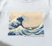 Koszulka z nadrukiem Wielka Fala w Kanagawie Katsushika Hokusai
