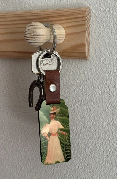 Brelok Woman Walking in an Exotic Forest Henri Rousseau