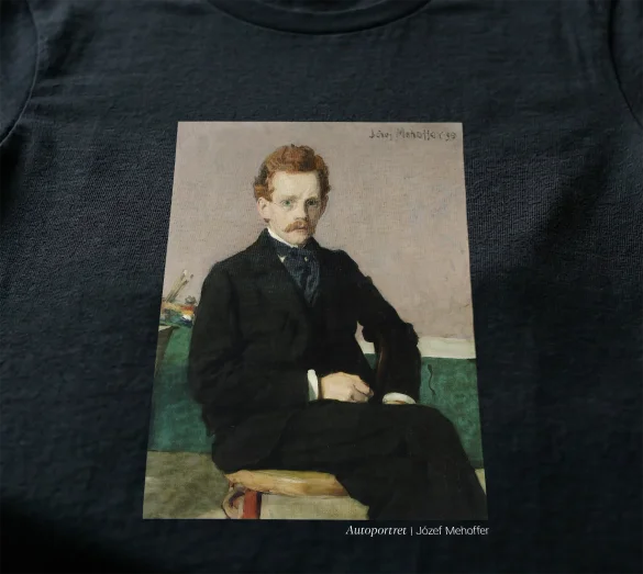Koszulka z nadrukiem Autoportret Józef Mehoffer