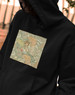 Bluza z naszywką Byzantine – projekt tkaniny Alfons Mucha