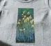 Koszulka z nadrukiem Irysy Claude Monet
