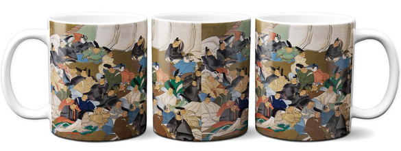 Kubek 36 poetów Ogata Korin