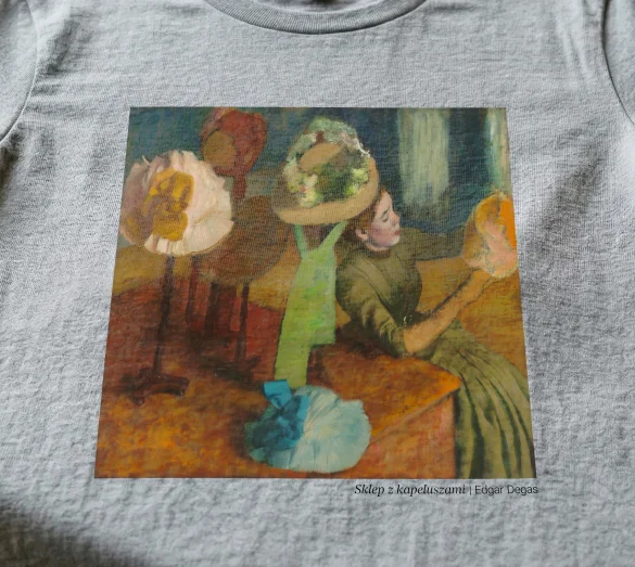 Bluzka damska Sklep z kapeluszami Edgar Degas