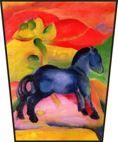 Ekran Mały niebieski koń Franz Marc