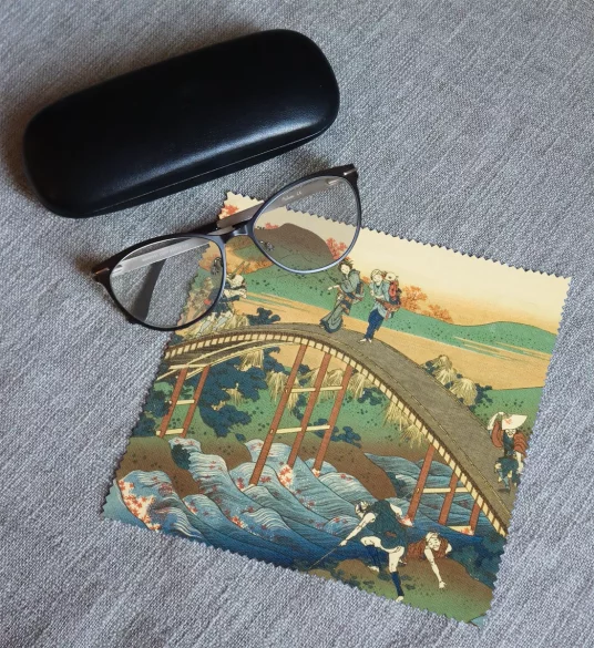 Ściereczka do okularów Ariwara no Narihira Katsushika Hokusai