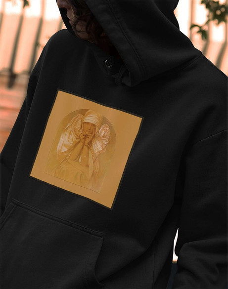 Bluza z naszywką Portret córki Artysty – Jarosławy Alfons Mucha