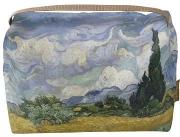 Kosmetyczka kuferek Pole pszenicy z cyprysami Vincent Van Gogh