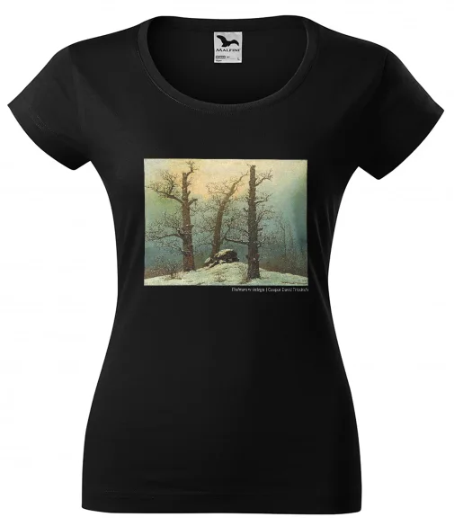 Bluzka damska Dolmen w śniegu Caspar David Friedrich