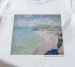 Koszulka z nadrukiem Plaża w Pourville Claude Monet