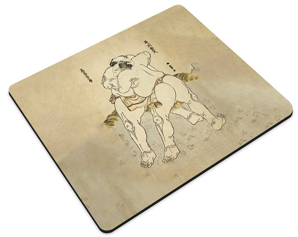Podkładka Zapaśnicy sumo Uzugafuchi Kandayu i Takasaki Ichijuro Katsushika Hokusai 36x29cm