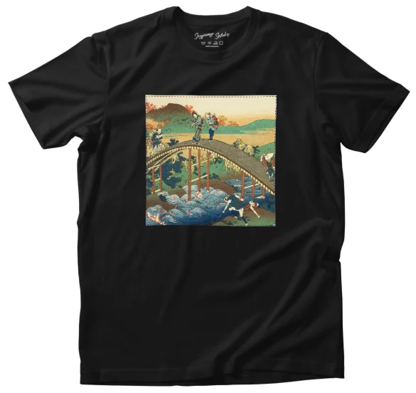 Koszulka z naszywką Ariwara no Narihira Katsushika Hokusai