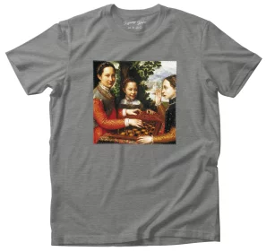 Koszulka z naszywką Gra w szachy Sofonisba Anguissola