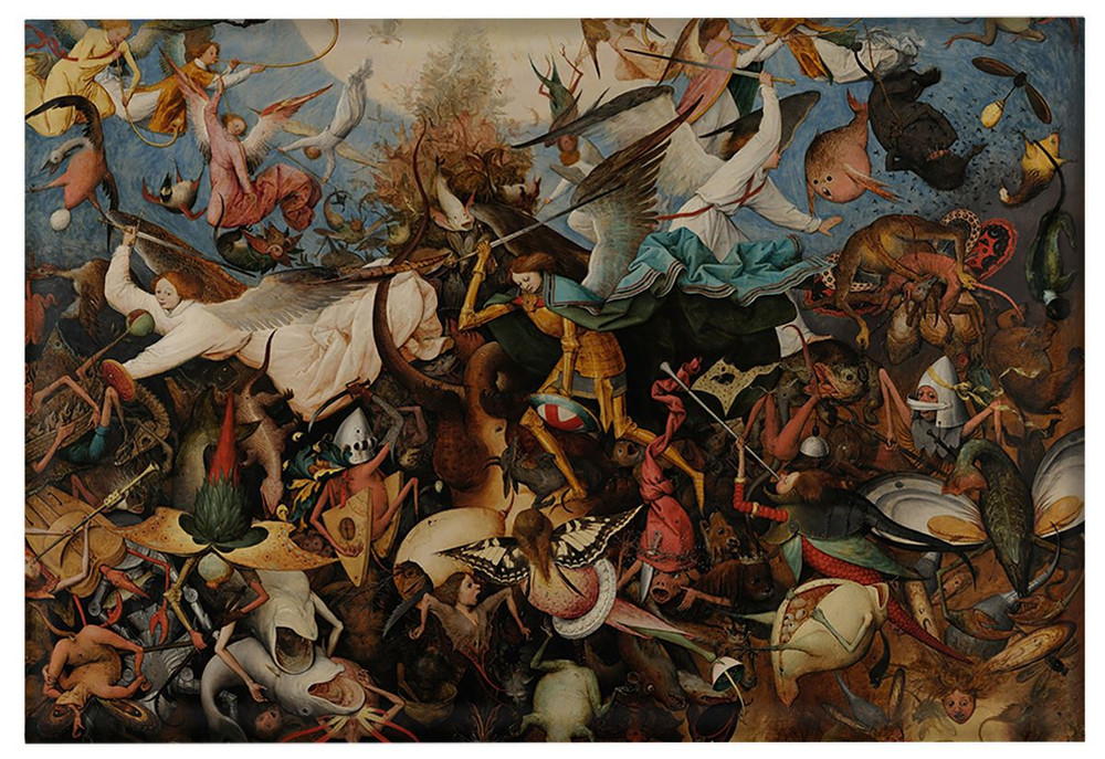 Magnes Upadek zbuntowanych aniołów Pieter Bruegel starszy