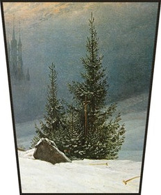 Ekran Pejzaż zimowy Caspar David Friedrich