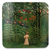 Woman Walking in an Exotic Forest