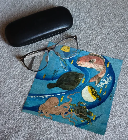 Ściereczka do okularów Umysły ryb Utagawa Kuniyoshi