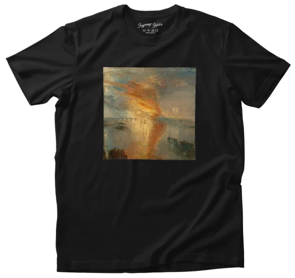 Koszulka z naszywką Spalenie Parlamentu William Turner